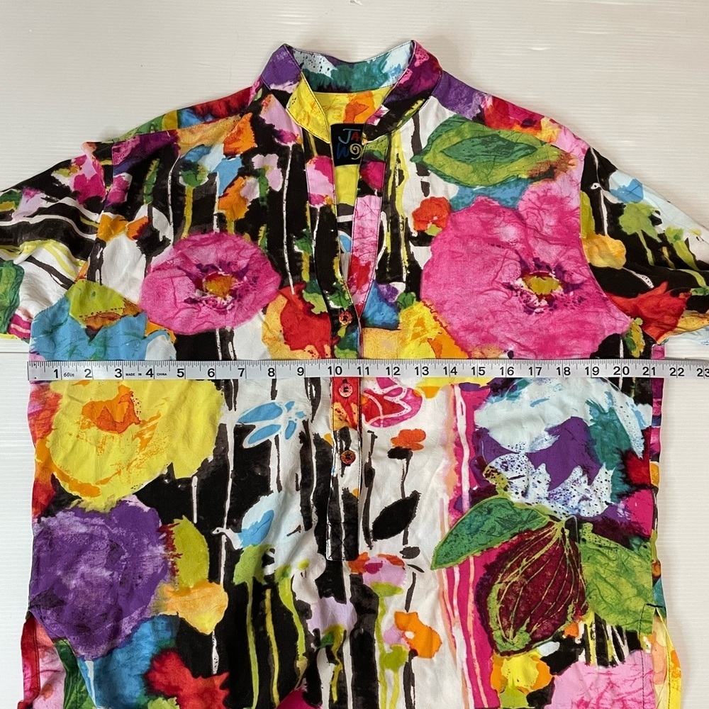 Jams World Colorful Floral Popover Bouquet Size Small - Picture 5 of 11